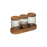 Wattenschijfjes en -staafjes houder 5-delige set Five®