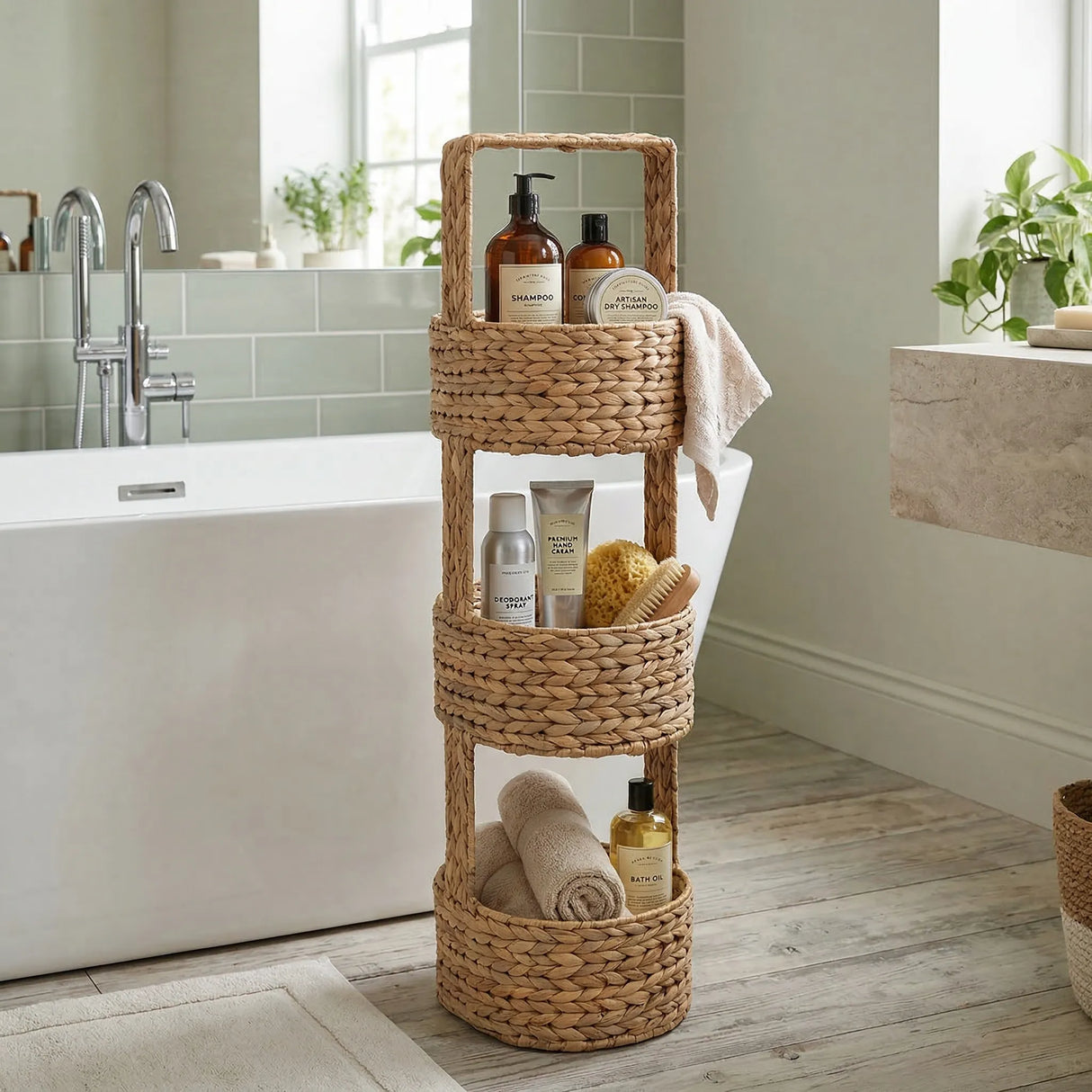 Waterhyacint badkamerrek 3 manden Atmosphera