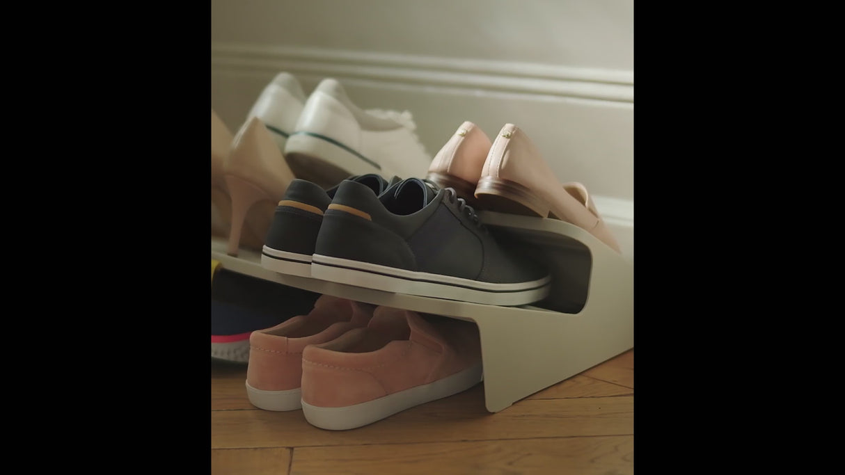 Grijze schoenenstapelaar 6 paar schoenen Joseph Joseph