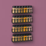 So Clever kruidenset Wand Kruidenrek met 24 Kruidenpotjes en Labels