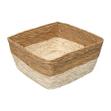 Tweekleurige rieten manden (large) Five®