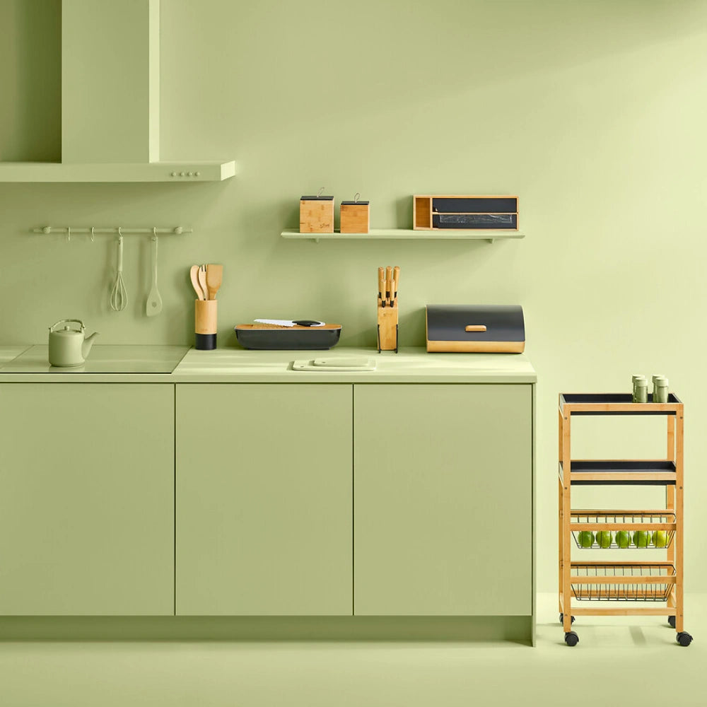 Smalle keukentrolley 2 uitschuifbare mandjes Five®