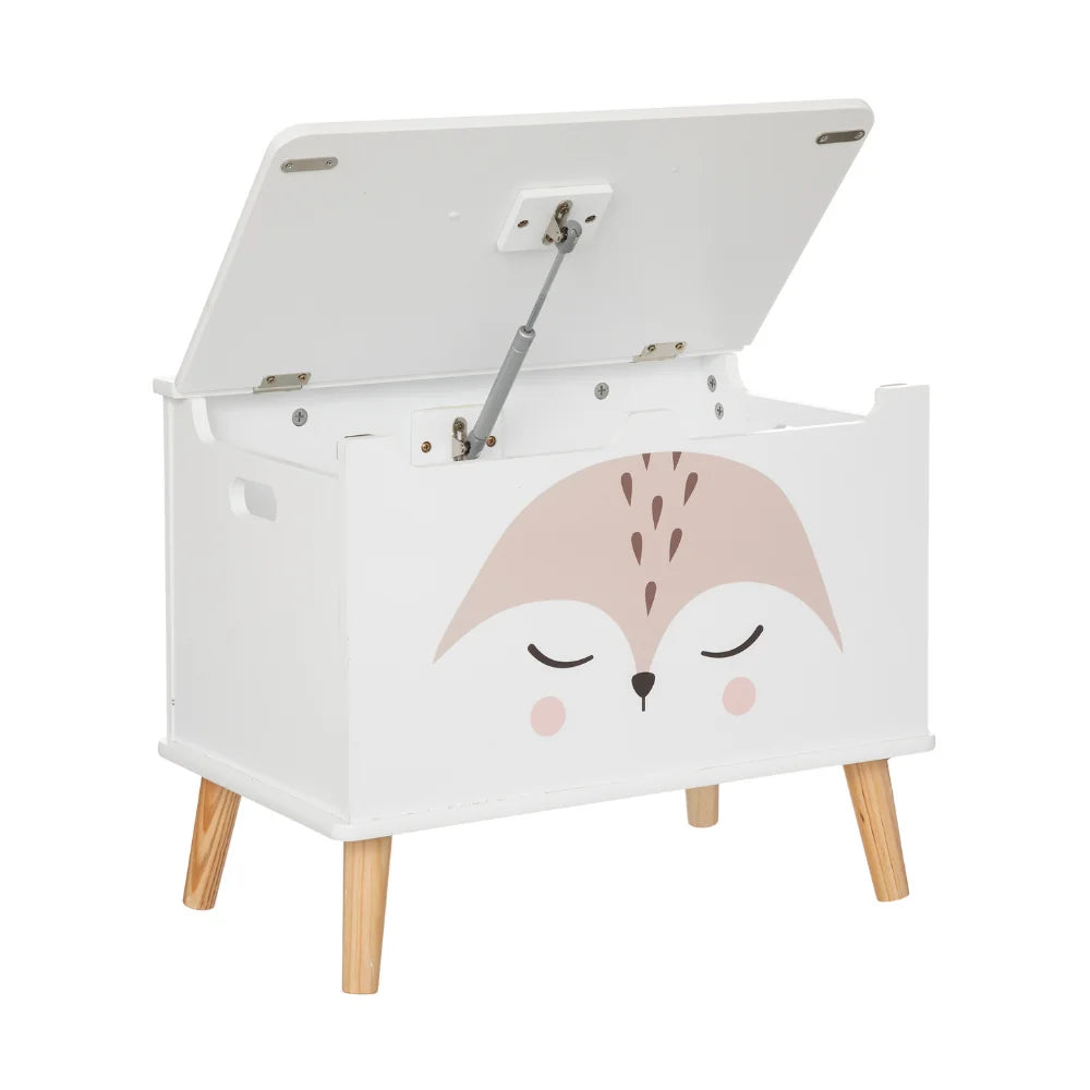 Grote speelgoedkist met deksel Vos Atmosphera