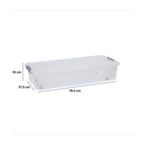 Opbergbox onder bed op wielen en klapdeksel 33 liter Five®