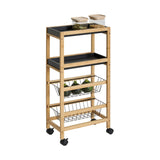 Smalle keukentrolley 2 uitschuifbare mandjes Five®