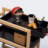 Smalle keukentrolley 2 uitschuifbare mandjes Five®