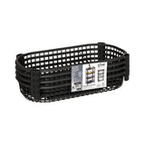 Kunststof zwarte trolley met 4 mandjes Five®