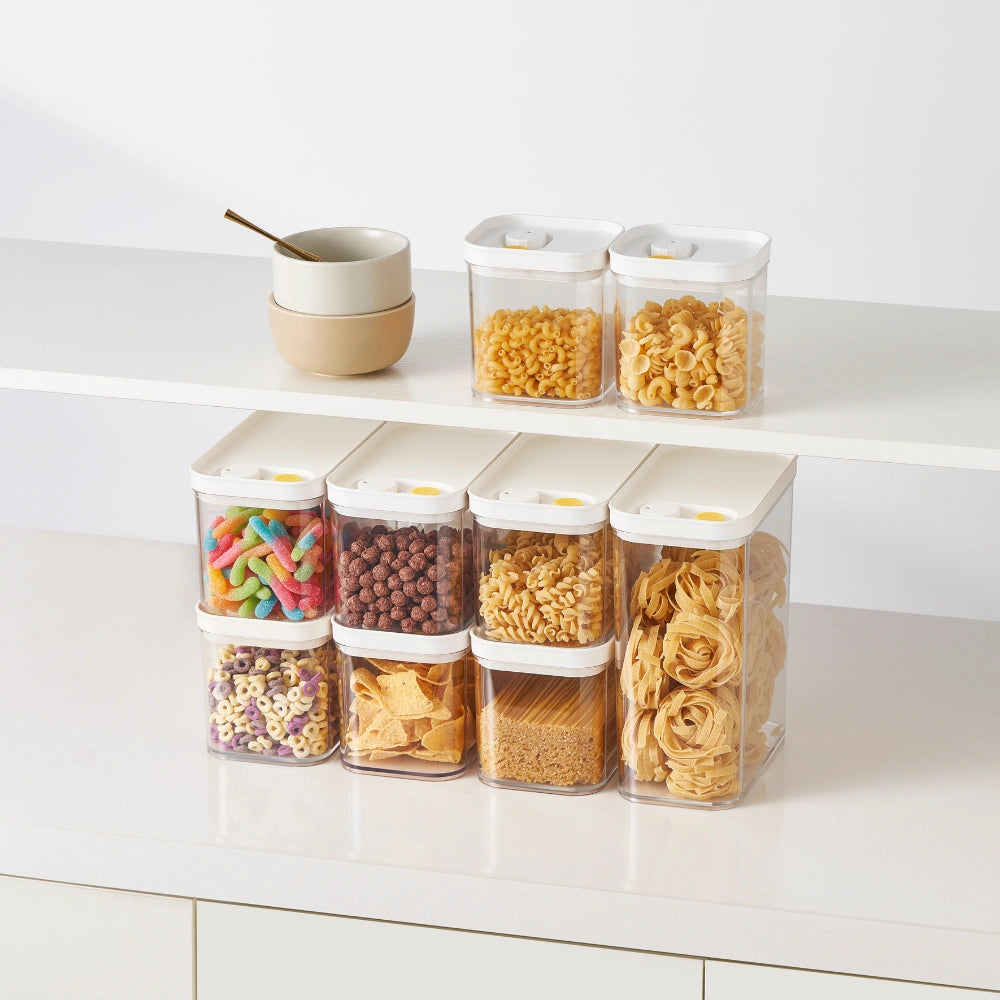 So Clever x Vacane Voorraadbus 2.3 liter met Draaiknop Datuminstelling