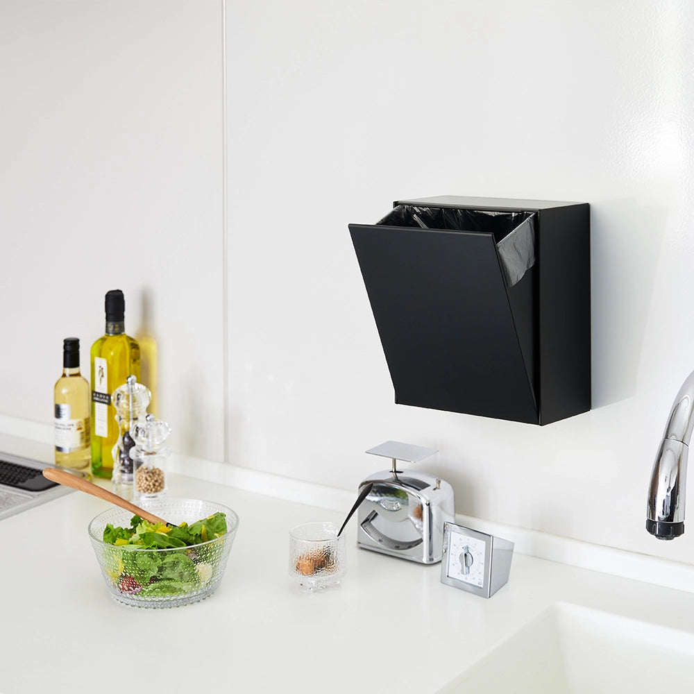 Keuken Vuilnisbak Keuken Prullenbak Met Deksel Huishoudelijke Kast Deur Wandmontage Toilet Opknoping Creatieve Opslag Prullenbak Kantoorprullenbak (Color : A