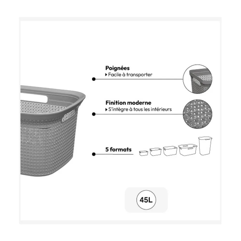 Heupwasmand kunststof 45 liter Five®