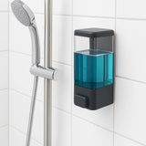 Zeepdispenser wand zwart Wenko