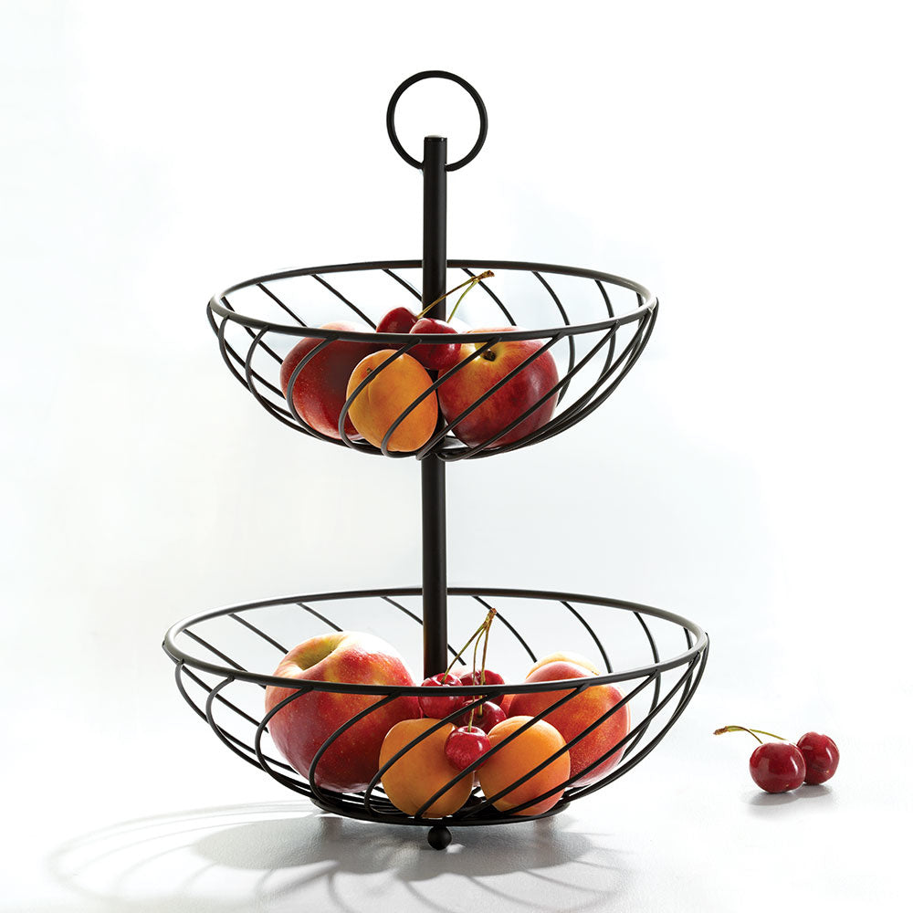zwarte fruitmand