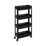 Uitschuifbare zwarte trolley Five®